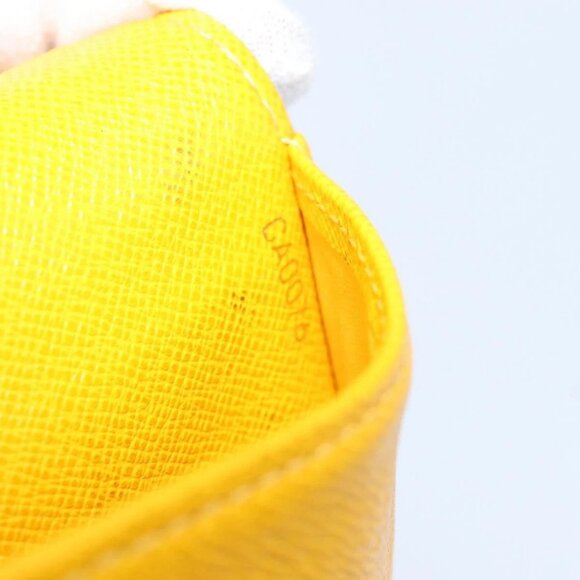 LOUIS VUITTON Groom Pageboy Agenda PM Day Planner Cover Jaune R20019 Auth BA8364 - Picture 15 of 16